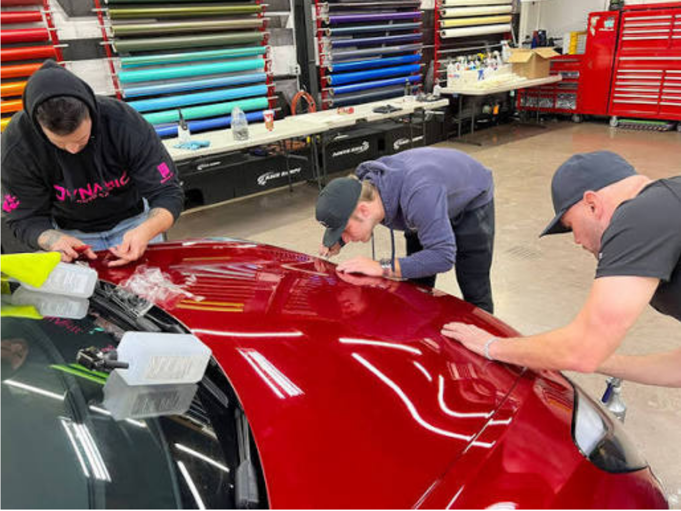 Commercial vinyl wrap teardown subcontractor for wrap shops