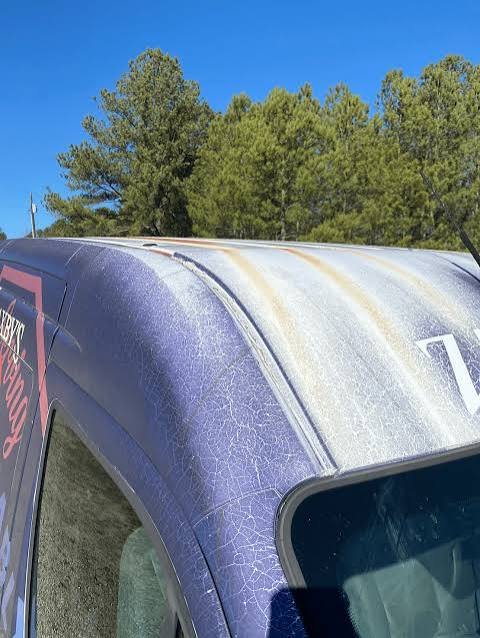 Sun-baked vinyl wrap removal service in Florida